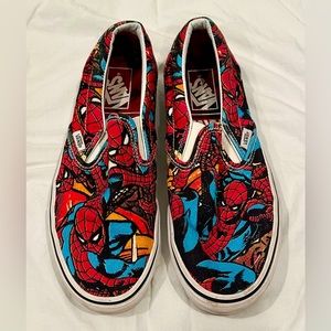 Vans Slip-On Marvel Spider Man Unisex Men’s Size 7.5 / Women’s Size 9